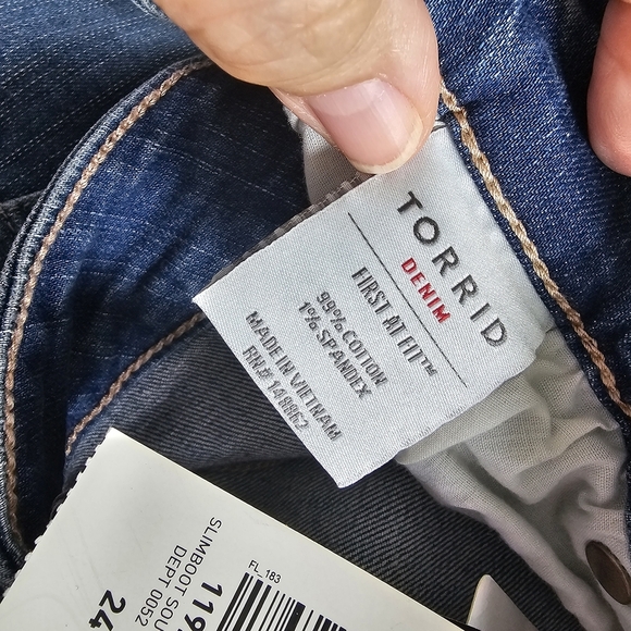 Torrid Blue Boot Cut Jeans - Picture 10 of 11